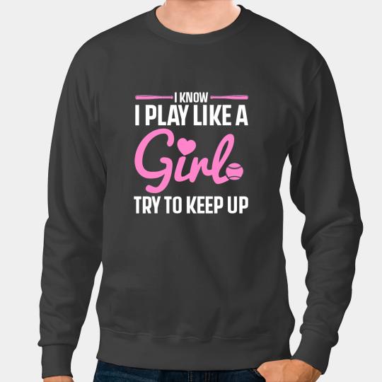 Baseball Gift For Women Girls Sporty Softball Team Pitcher Sweatshirts