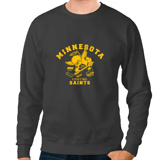 Hockey Gift Defunct Minnesota Fighting Saints Hockey WHA 1972 Sweatshirts