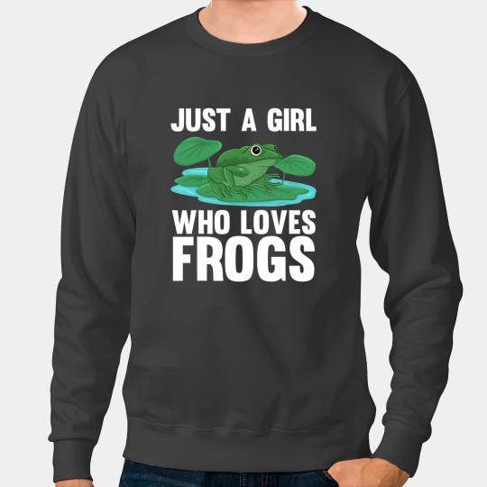 Frog Gift Cool Frog For Women Girls Kids Toad Frog Lovers Zookeeper 68 Sweatshirts