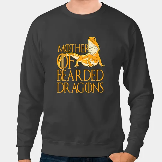 Bearded Dragon Mom Lizard Cute 2Funny Bearded Dragons Gift Sweatshirts