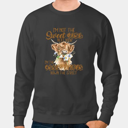 Cattle Cow Floral Baby Highland Cow Bandana Not Today Heifer Cow Farmer Sweatshirts