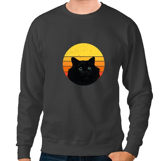 black cats Paws vintages black cats Appreciation Day Cat Owner Cute Sweatshirts