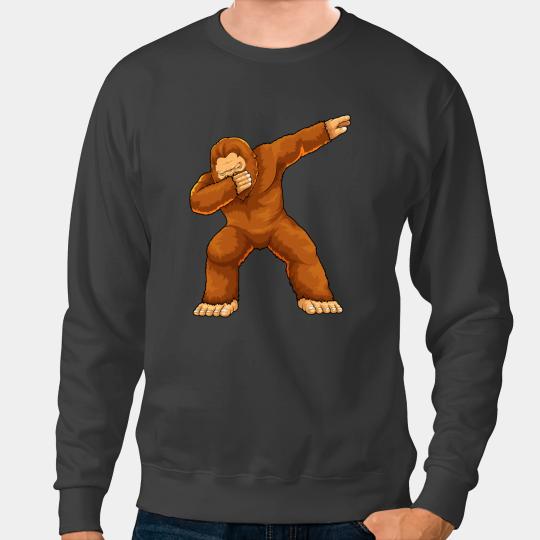 Dabbings bigfoots Believe Sasquatch Funny Dab Dance Monster Sweatshirts