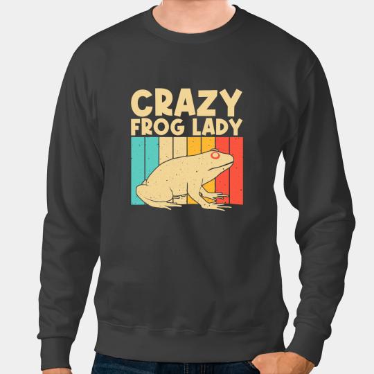 Frog Gift vintages Frog Design For Women Grandma Cute Frog Toad Lover Sweatshirts