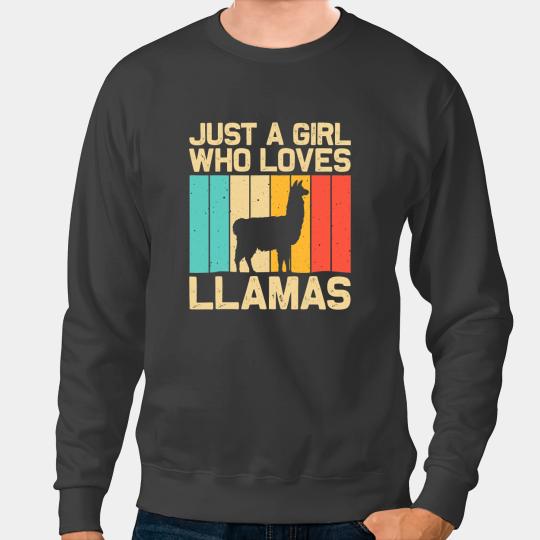 Lama Llama Funny Llama For Girls Kids Alpaca Farming Zookeeper Peruvian Sweatshirts