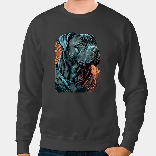 Cane Corso Dog Illustration Sweatshirts