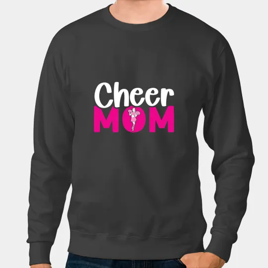 Cheerleader Gift Cheer Mom Cheerleading Mom Sweatshirts