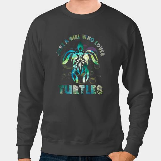 KV9 Turtle Ocean Animal Lover Girls Women Tribal Sea Turtle 101 Sweatshirts