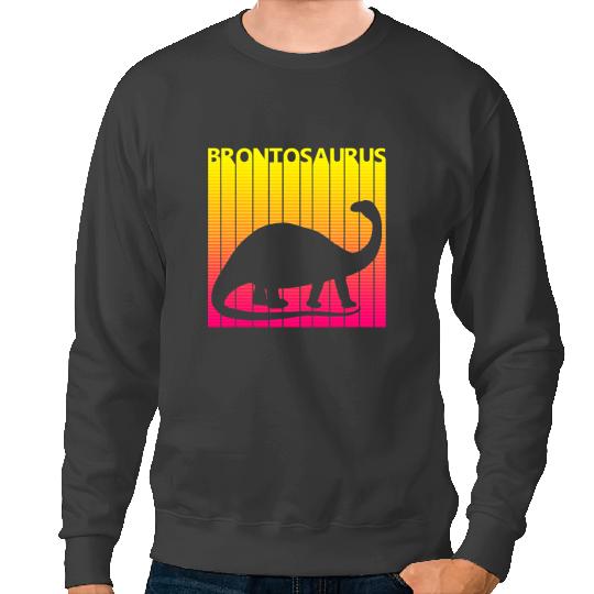 Dinosaur Dino Brontosaurus Dinosaur Retro Costume Sweatshirts