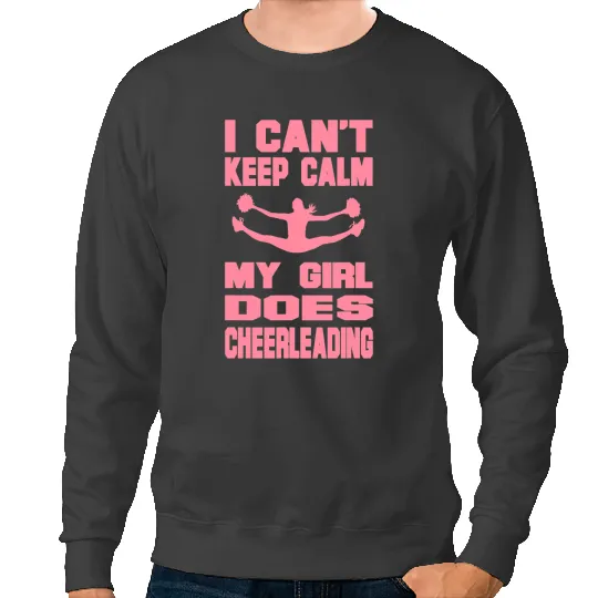 Cheerleader Gift Funny Cheer Parents Cheerleader Mom Cheerleading Dad Sweatshirts