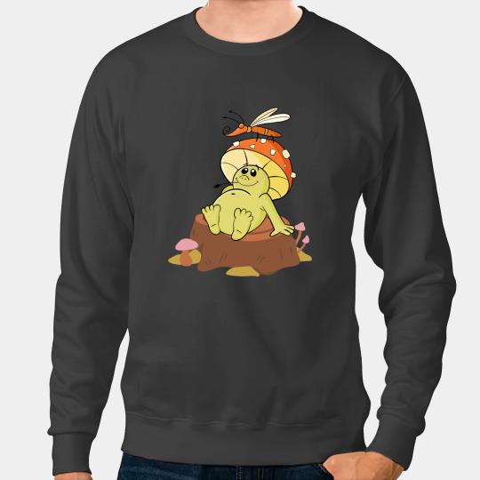 Frog Gift Cottagecore Aesthetic Frog Mushroom Hat Toad Goblincore Sweatshirts