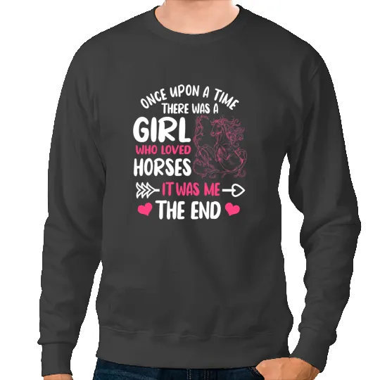 Funny Horse Show Girl Equestrian Rider Showjumping Competition Sweatshirts