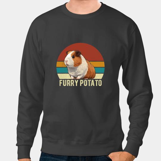 GP Guinea Pig Furry Potato vintages Guinea Pig Funny 3 Sweatshirts