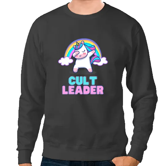 Unicorns Cult Leader Cute Unicorns Dab Festival Club Sweatshirts