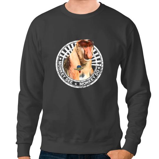 Monkey Lover See Do Business Not My Circus vintages Gift Sweatshirts