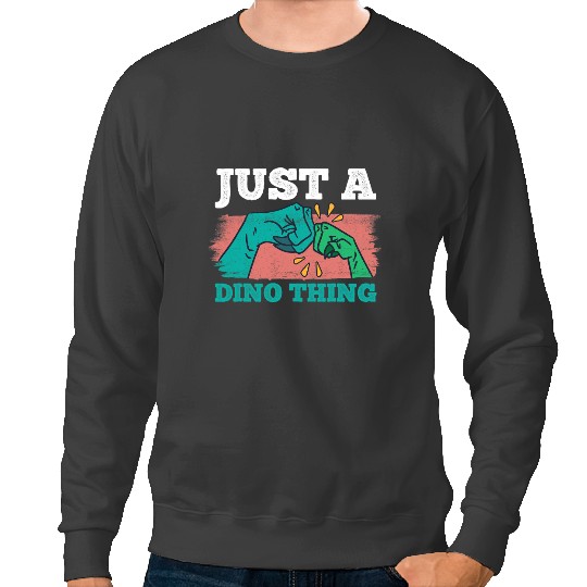 Dinosaur Dino reptile wild jungle nature fossil museum dino Sweatshirts