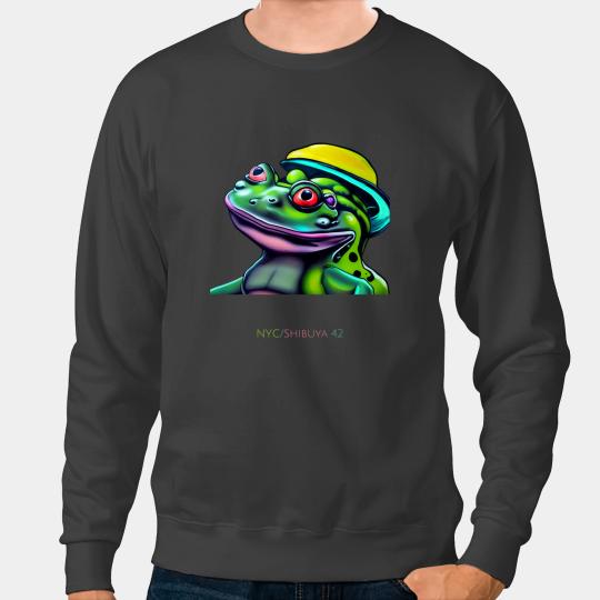 Frog Gift joking Frog Amphibia Sweatshirts