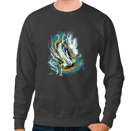 Ocean Shark Hammer Head Shark Great Sea Life Sweatshirts