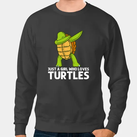 KV9 Turtle For Girls Kid Dabbings Sea Tortoise Shell Reptile 1 Sweatshirts