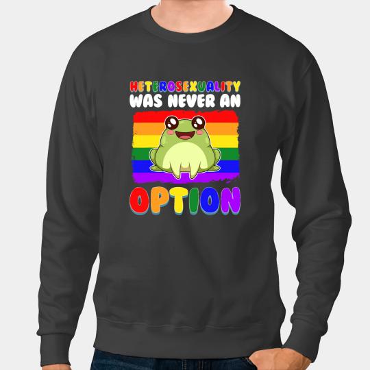 Frog Gift LGBT Funny Gay Frog LGBT Flag Rainbow Pride Frog Kawaii LGBTQ Sweatshirts