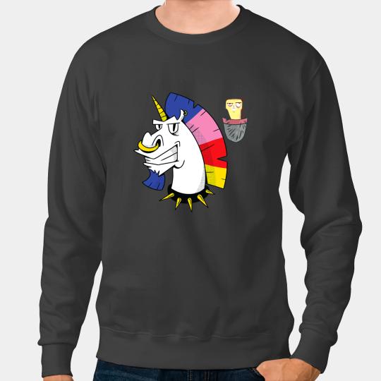 Unicorns Grumpy Pocket Cat Unicorns Meowgical Caticorn Gift Pet Animal 1 Sweatshirts