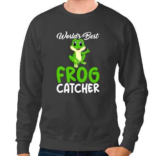 Frog Gift Worlds bests Frog Catcher Hilarious Tee for Frogs Hunters Sweatshirts