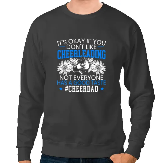Cheerleader Gift Mens Cheer Dad Cheering Father Sweatshirts