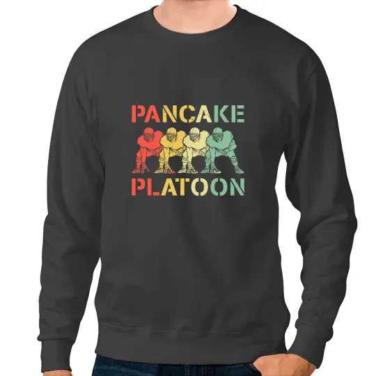 Football Gift Pancake Platoon Player Support Sweatshirts