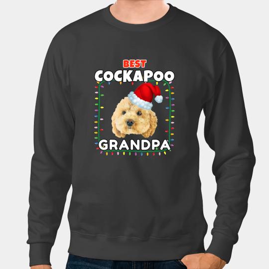 Poodles bests Cockapoo Grandpa Christmas Party Dog Family Poodle mum Poodle dog Sweatshirts
