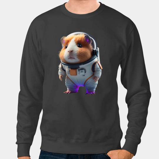 GP Guinea Pig Astronaut Furry Potato Guinea Pig Funny Sweatshirts