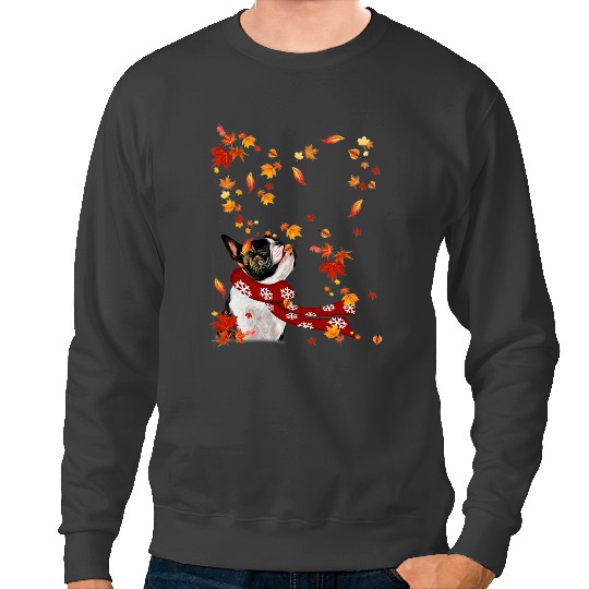 Dog Boston Terrier maple leaves Cooler boston terrier Sweatshirts