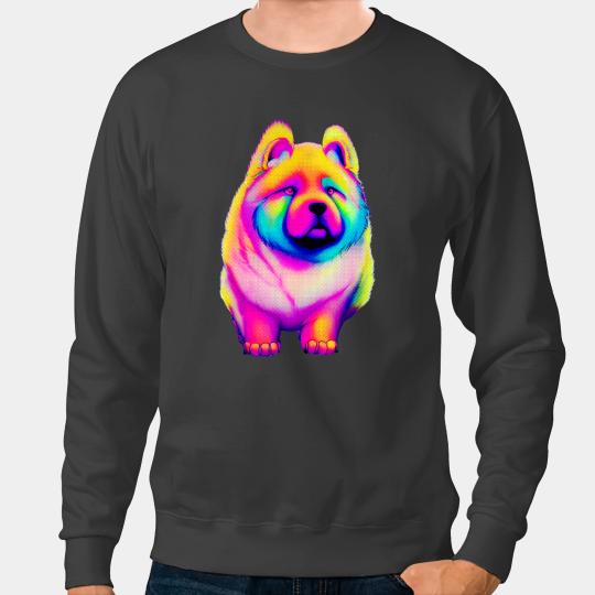 Pastel Goth Colourful Kawaii Cute CHOW CHOW Sweatshirts