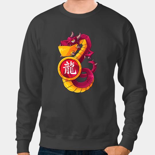 Dragon Animals Dragons Chinese Zodiac Year of The Dragon Animal Sign Lunar New Year Sweatshirts
