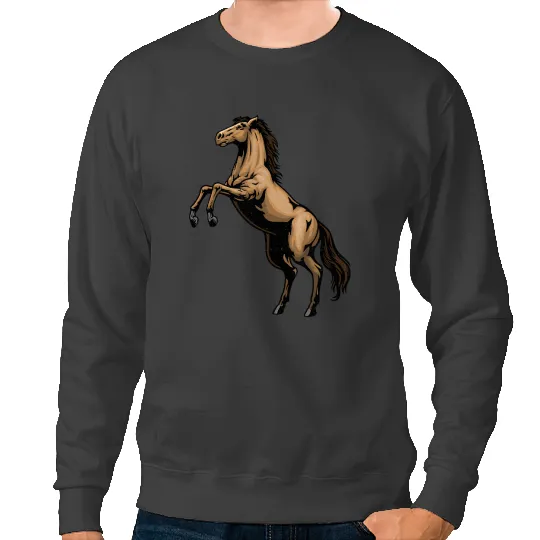 Funny Horse Retro Graphic Horse Lover Equestrian Rider Horses Farmer 23 Sweatshirts