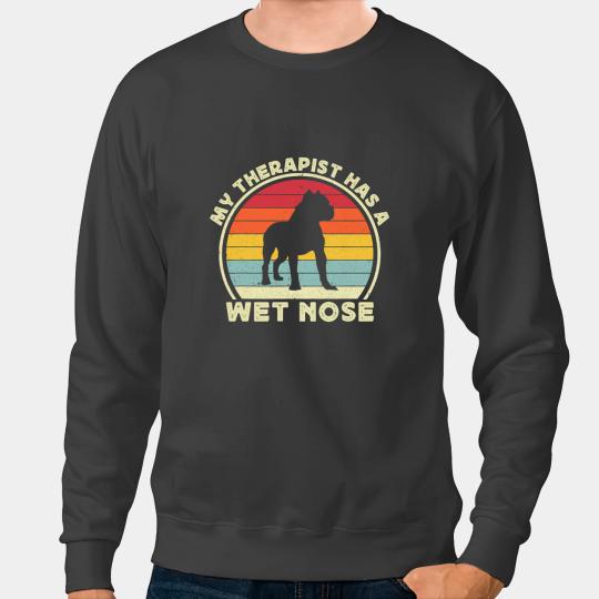 Funny Cane Corso Dog For Men Women Retro Italian Mastiff Dad Sweatshirts