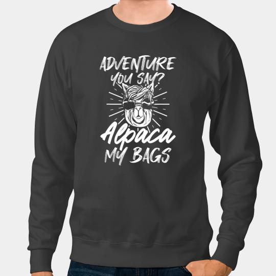 Lama Llama Alpaca Adventure Guanaco Vicuna Llama Wild Animal Keeper Sweatshirts