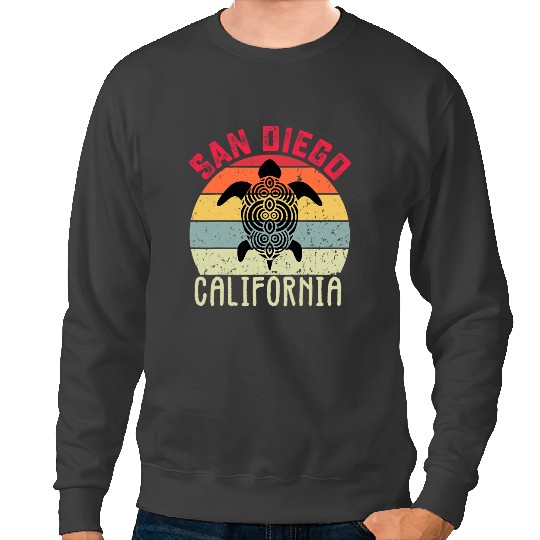 KV9 Turtle San Diego californias outfit vintages Tribal Turtle Sweatshirts