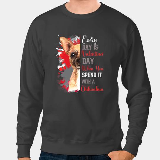 Womens Valentines Day Chihuahua Mom Mother Mum Mummy Chiwawa 1 Sweatshirts