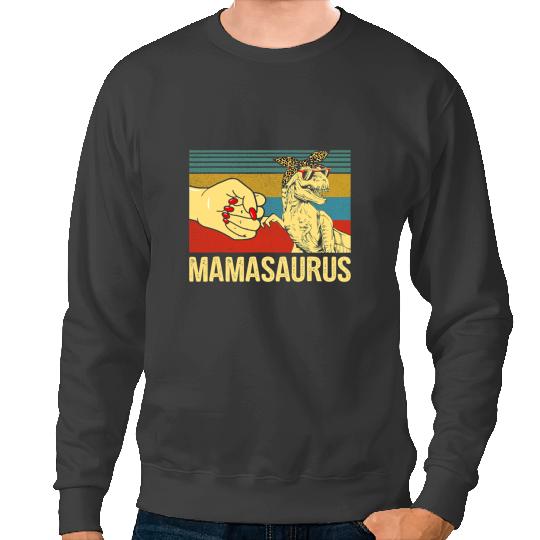 Dinosaur Dino Mamasaurus T rex Dinosaur Funny Mama Saurus Mothers Day 2 Sweatshirts