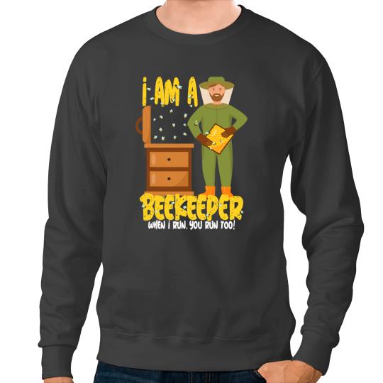 Bee Beekeeping Mens Funny Beekeeper Beekeeping Supplies Honey Bees Beehive Beekeeper Sweatshirts