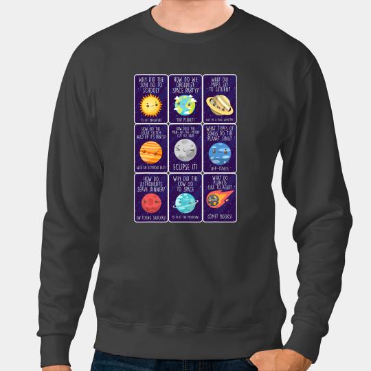Astronomy Lover Outer Space Planetarium Space Exploration Loves Astronomy Sweatshirts