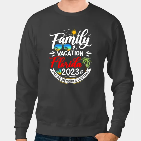 Family Vacation Florida Beach Summer Vacation 2 Sweatshirts