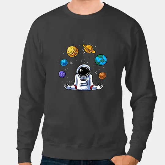 Astronauts Juggle Astronaut Sweatshirts