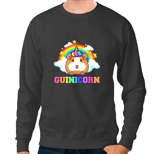 GP Guinea Pig s For Girls Guinea Pig Unicorns Guinicorn 2 Sweatshirts