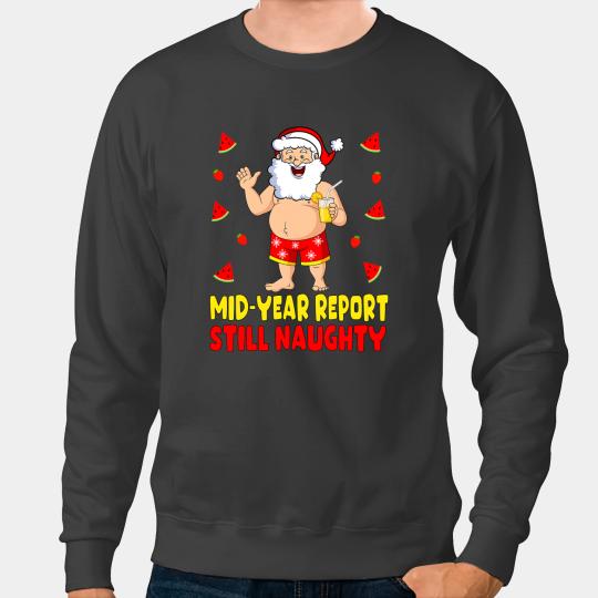 Funny Christmas In July Santa Summer Vacation Men Women Kids Sweatshirts