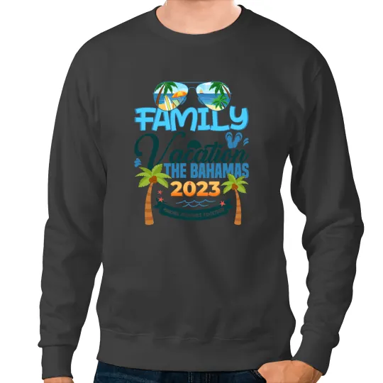 Family Vacation Bahamas Summer Matching Vacation Sweatshirts
