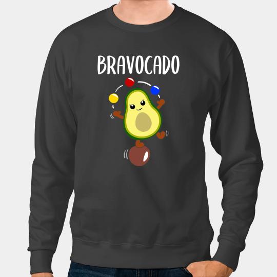 Avocado Juggling Funny Vegetable Fruit Cute Avocado 1 Sweatshirts