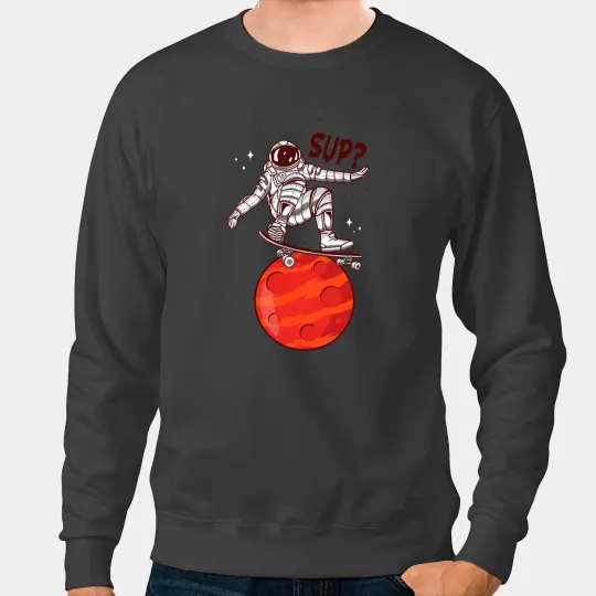 Astronauts Mars Kids Sweatshirts