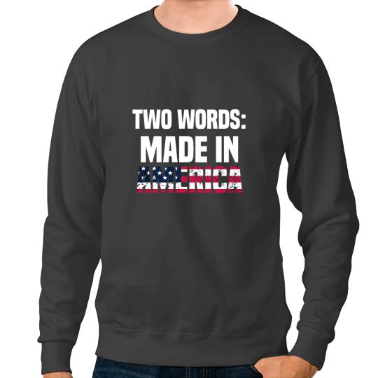 antis Biden Math is Hard Two Words Made in America antis Lib Sweatshirts