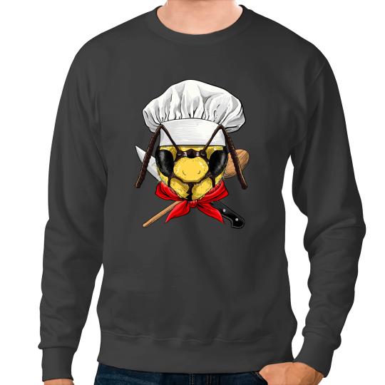 Bee Beekeeping Chef Beekeeping Bee Honeybee Cooking Lover 281 Beekeeper Sweatshirts